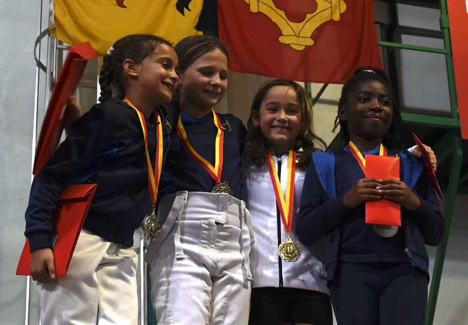 Podium U10 Filles