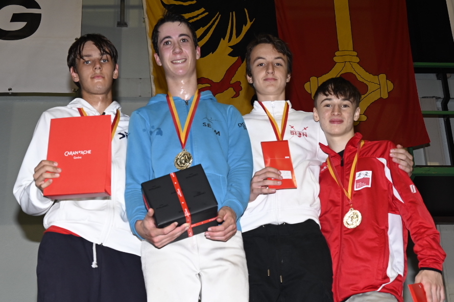 Podium U17 Garçons