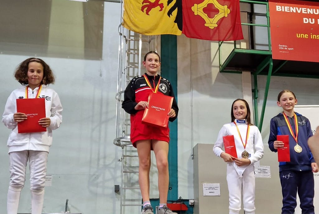 Podium U12 F 2023